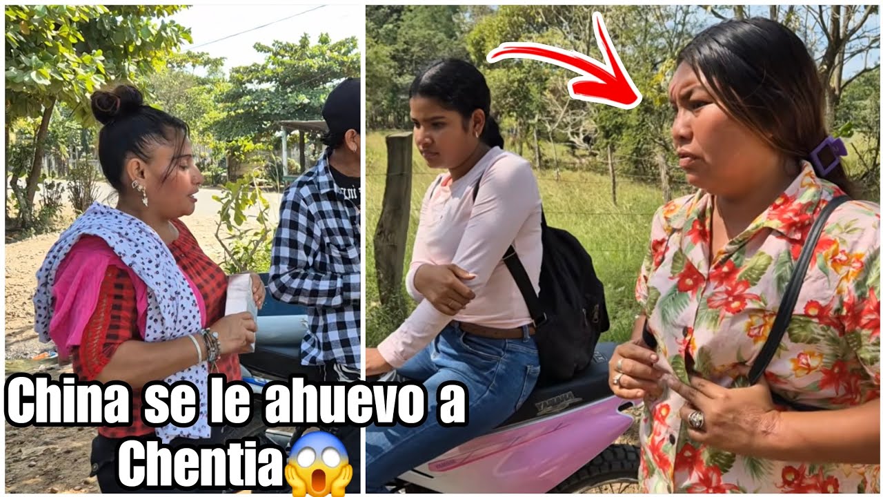 Perro que ladra no muerde|China se le ahuevo a Chentia al ver que ya la tenia de frente😱