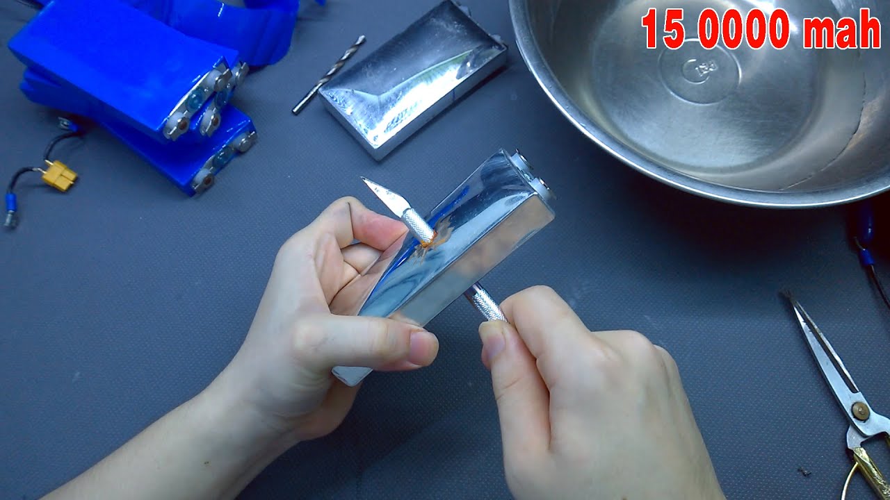 Đục Pin Lithium Bị Phồng