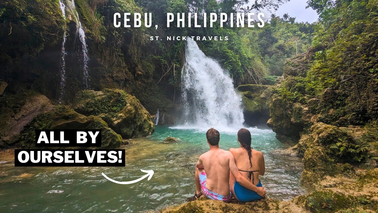 We found the BEST WATERFALLS on Cebu!