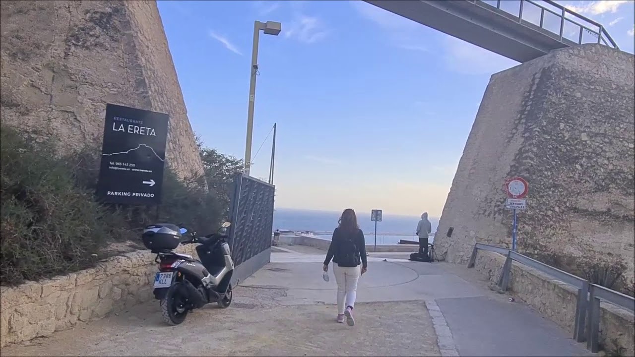 Subida al parque de La Ereta de Alicante