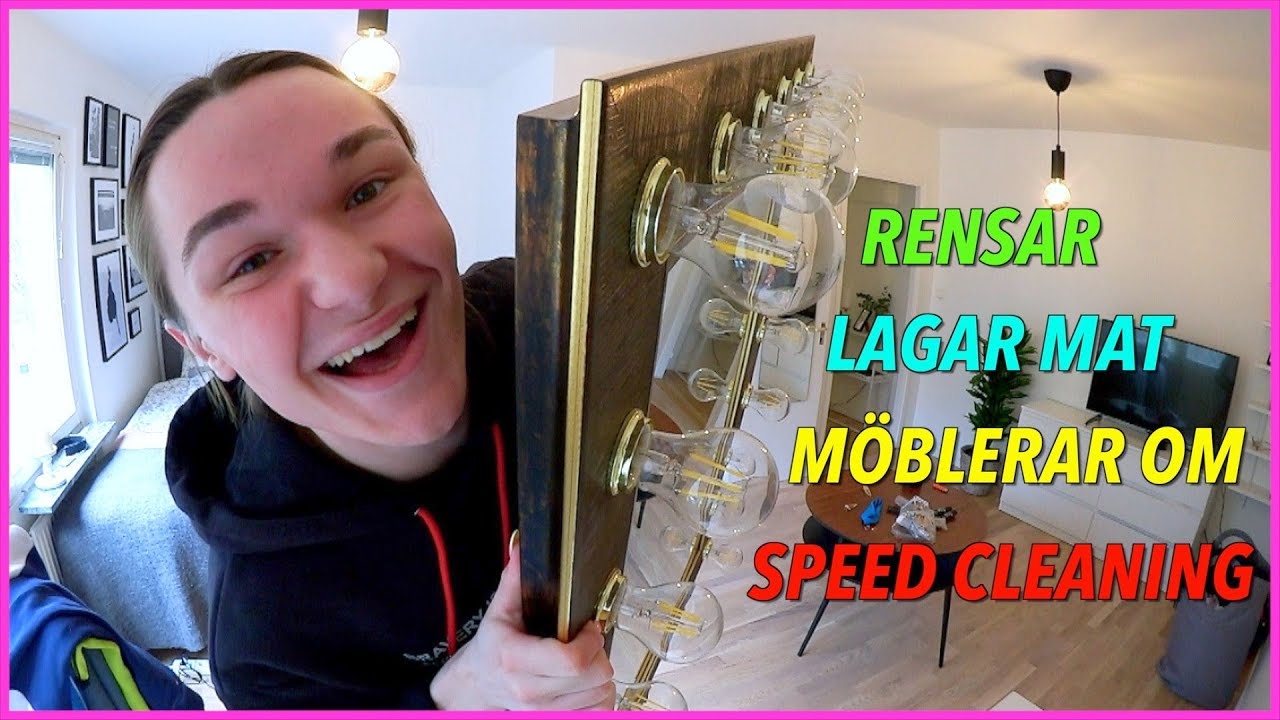 MÖBLERAR OM & RENSAR | Vlogg