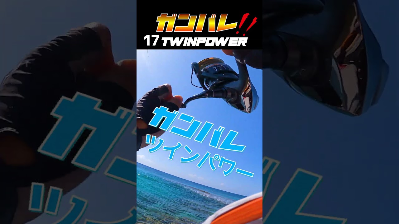 ガンバレツインパワー！#釣り #fishing #リーフフィッシング #ツインパワーXD