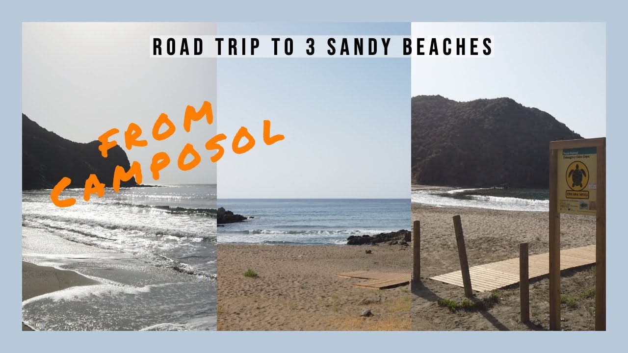 Road Trip to 3 Sandy Beaches Spain #expatinmazarron