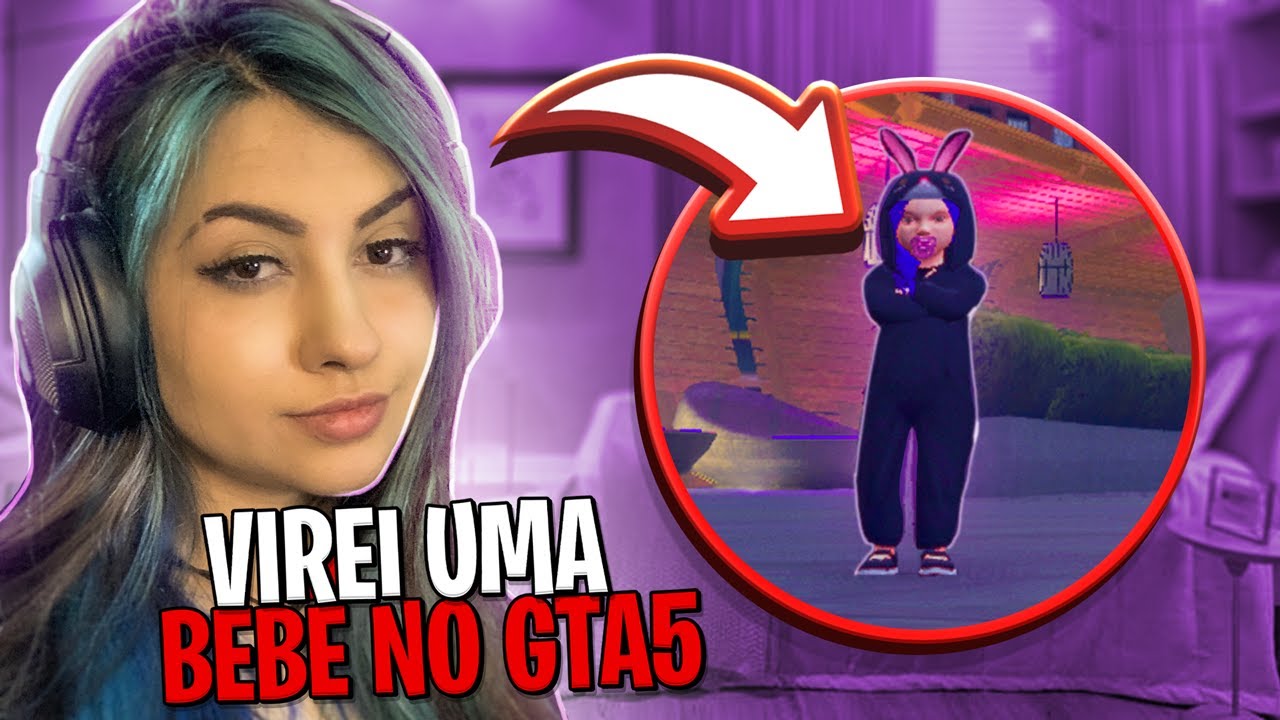 VIREI uma BEBÊ GOLPISTA no GTA RP e QUASE fui BANIDA da CIDADE!!! BEBE 24 Horas