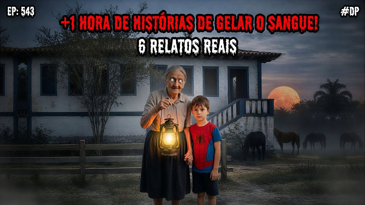 1 HORA DE TERROR! - 6 RELATOS REAIS | EP.543 #dp