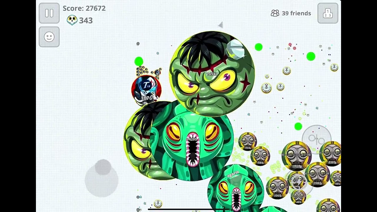 Getting crazy 🤪 (Agar.io mobile)