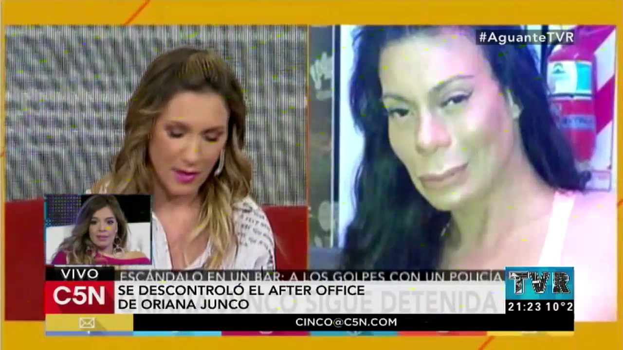 TVR - Se descontroló el after office de Oriana Junco