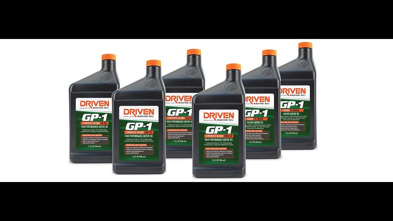 More Horsepower in an Oil Change? NEW - DRIVEN GP-1 High Performance Oil