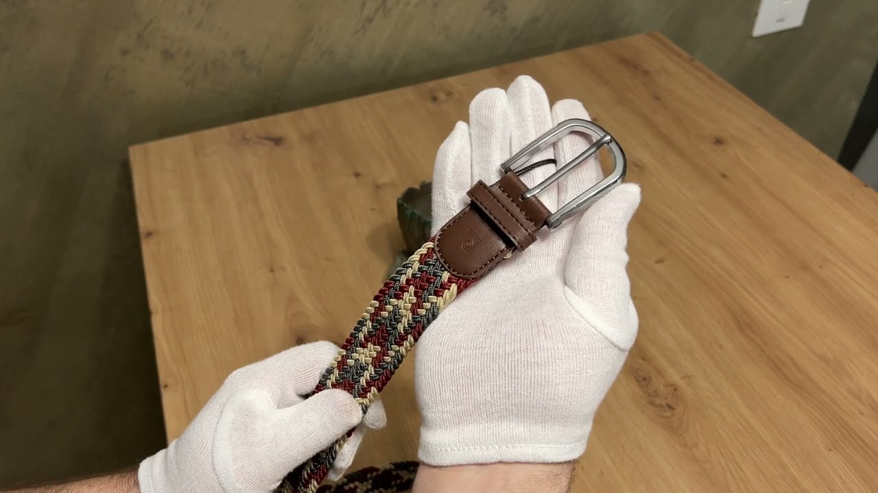 Curea barbati impletita elastica Pierre Cardin | Colectia Bordeaux 2026