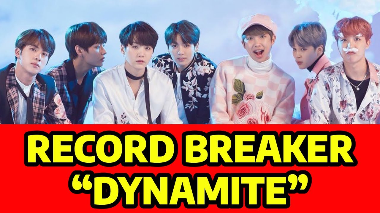 BTS's Dynamite and ALL THE RECORDS IT BROKE!!