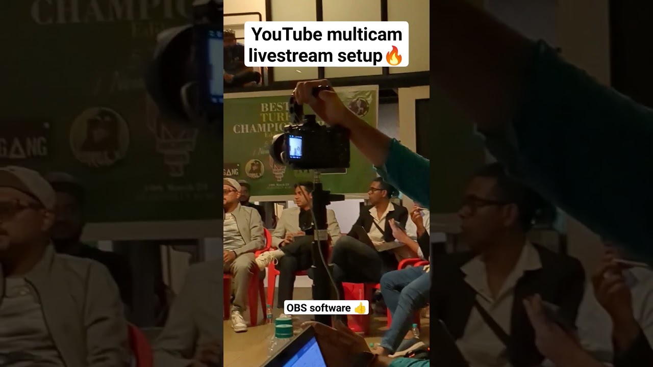 YouTube Livestream multicam setup 👍 