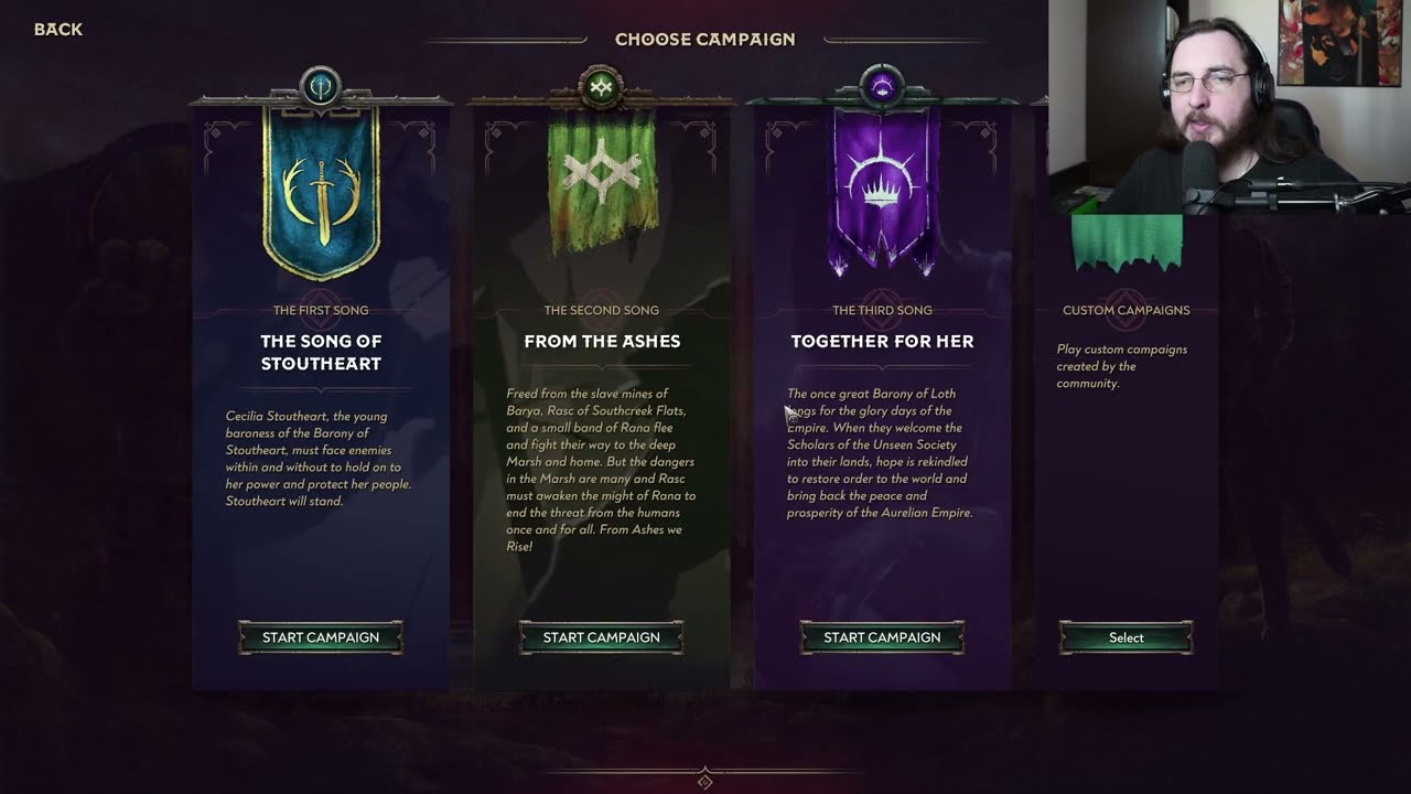Songs of Conquest. Loth campaign. Hard difficulty. Part 1 [Twitch VOD 16.5.23]