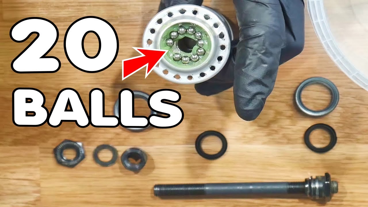Old Shimano 105 Cup And Cone Front Hub Overhaul. Disassembly, Greasing, Bearing Adjustment.