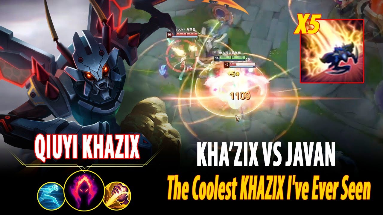 RANK 1 KHAZIX CN - QIUYI KHA'ZIX VS JAVAN | CN MASTER PATCH 14.5