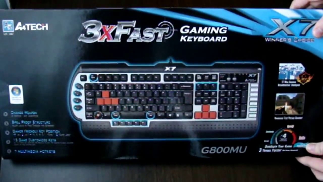 Keyboard A4TECH X7 G800MU