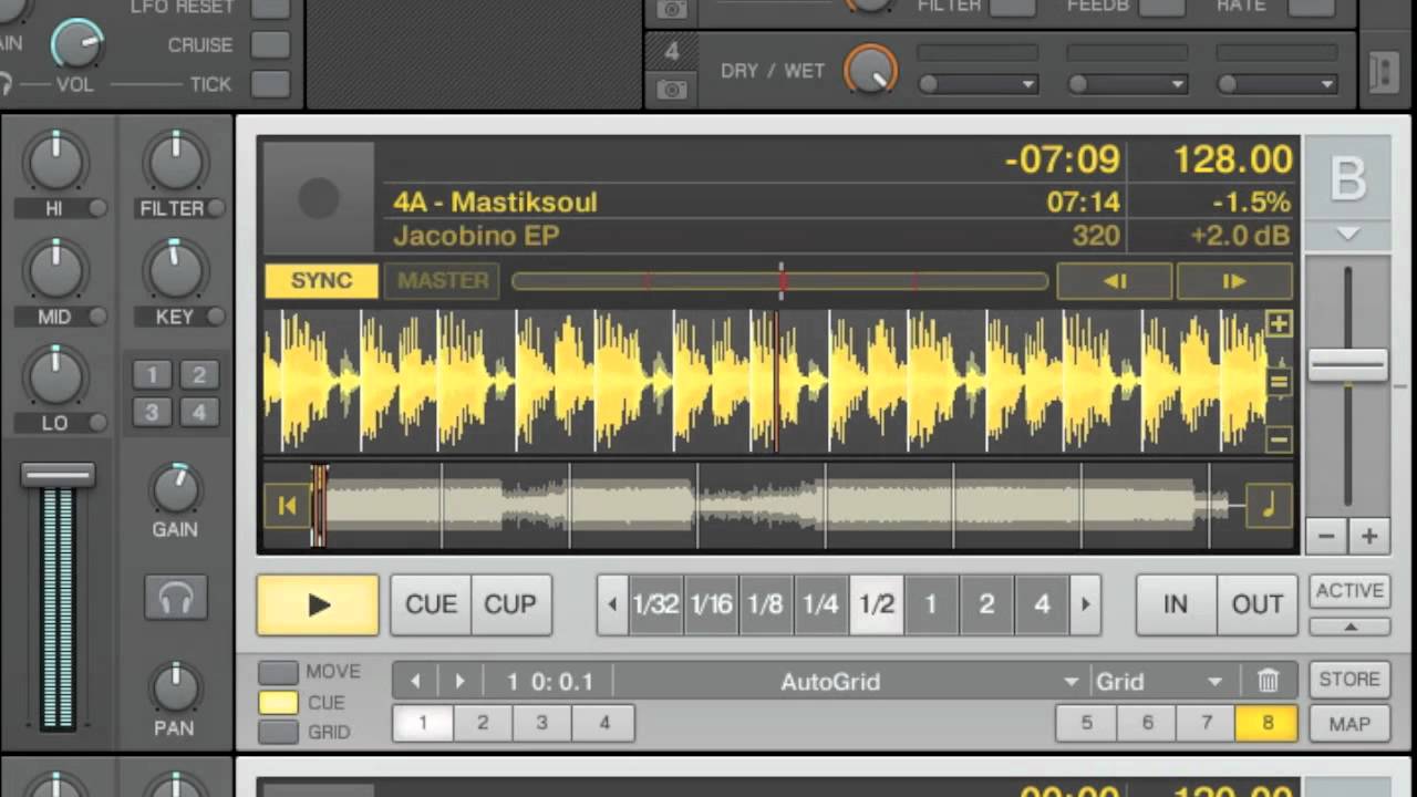Tutorial - Beatgrid no Traktor e como tocar com Sync