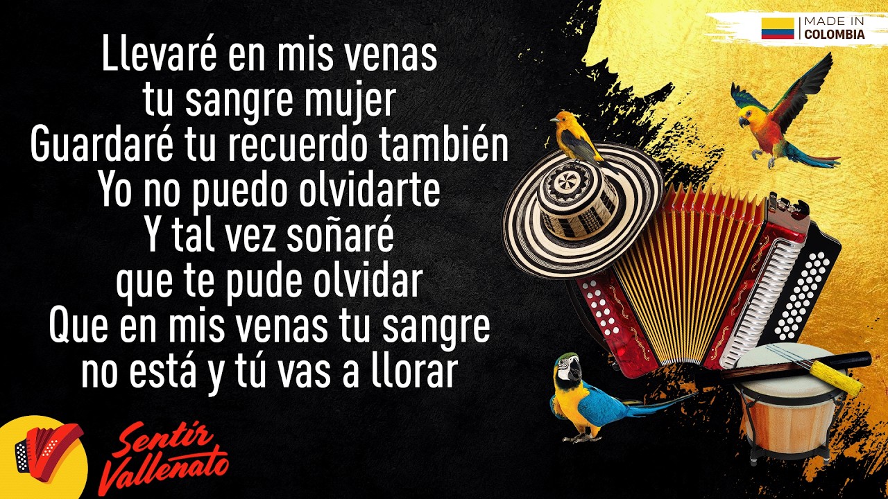 Sueños De Olvido, Los Diablitos, Video Letra - Sentir Vallenato