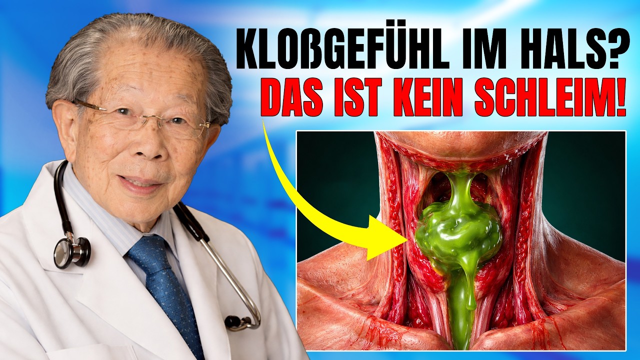 Japanischer Arzt: Schleim im Hals, der nicht rauskommt? Kein Schleim, sondern DAS hier ganz einfach!