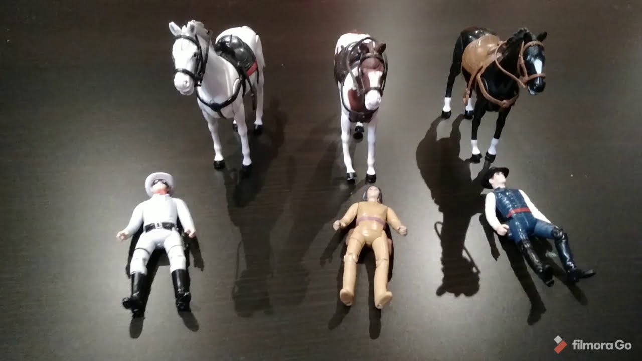 My Lone Ranger and Tonto Action Figures