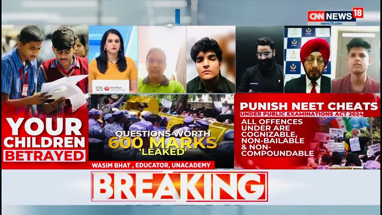 💔Harsh Reality by Wassim Bhat! Re-NEET 2026 | CNN News