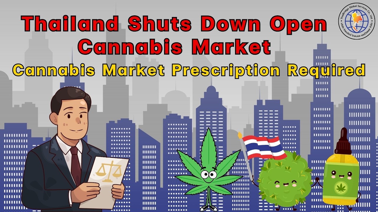 Thailand Shuts Down Open Cannabis Market Prescription Required