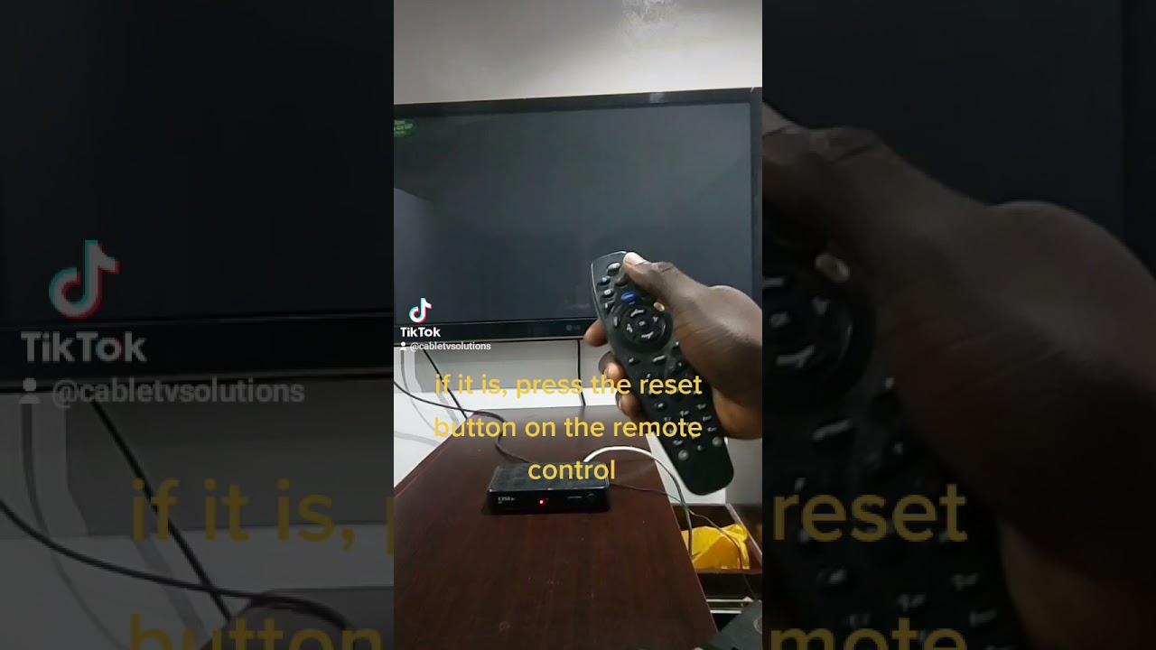 turned your gotv decoder and found out that it's not coming up on the screen
