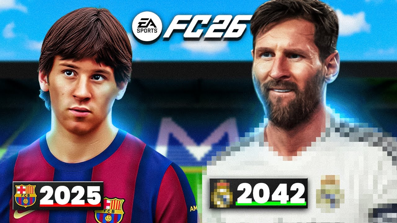 EU REFIZ A CARREIRA DO LIONEL MESSI NO EA FC 26!!!