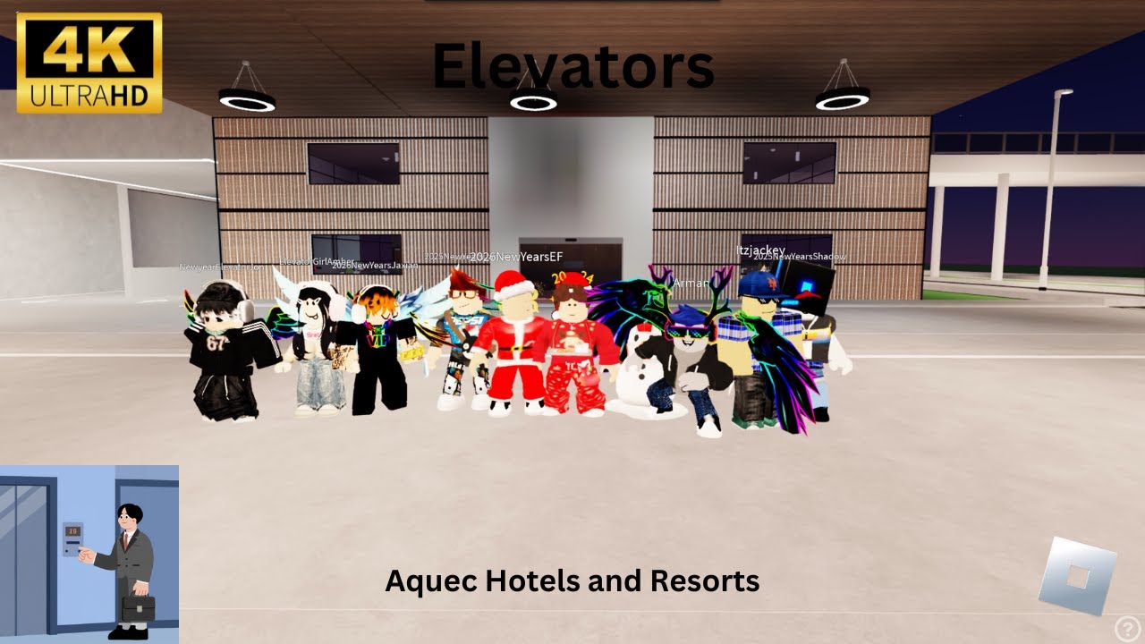 [4K] Elevators - Aquec Hotels and Resorts - Roblox