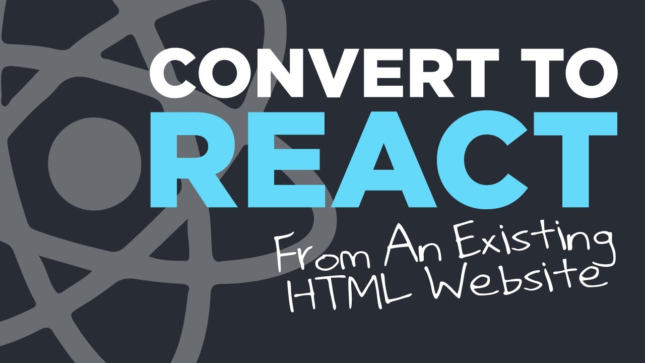 Convert ANY Website to React – Full Step-by-Step Guide (No Plugins!) - #78