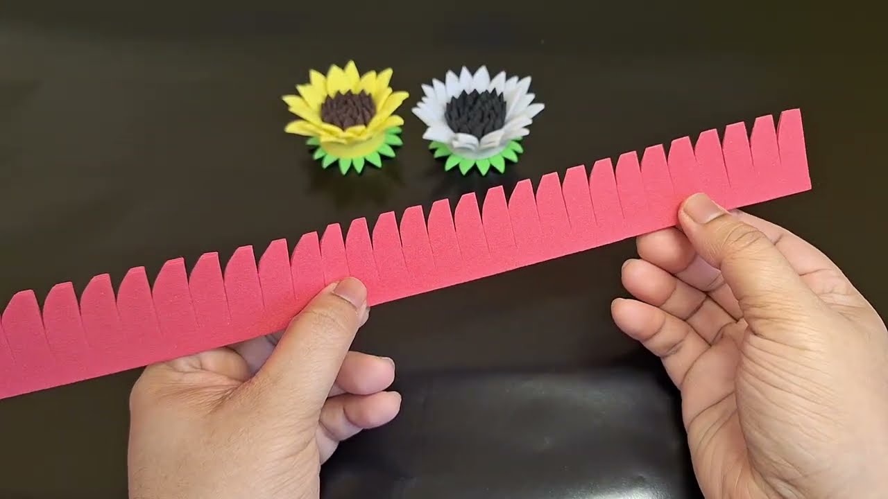 Beautiful foam sheet flower Crafts / easy diy foam flowers #foamcraft #diy 