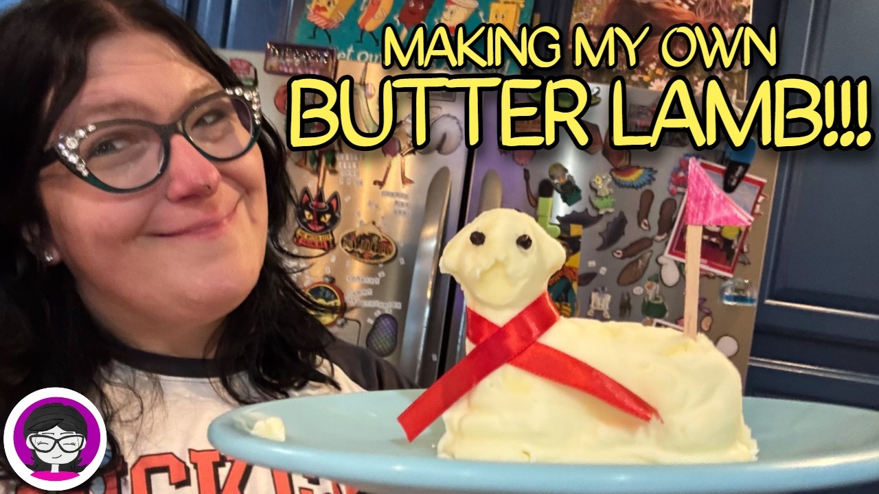 MAKING MY OWN BUTTER LAMB FOR EASTER!! BUTTER LAMB MOLD AND ALL!!