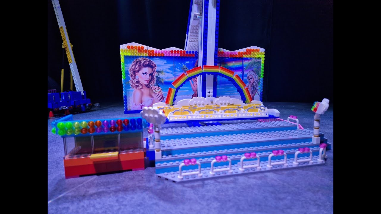 LetsGoRides Rainbow (HUSS) *** Manège / Attraction Foraine en Lego ***