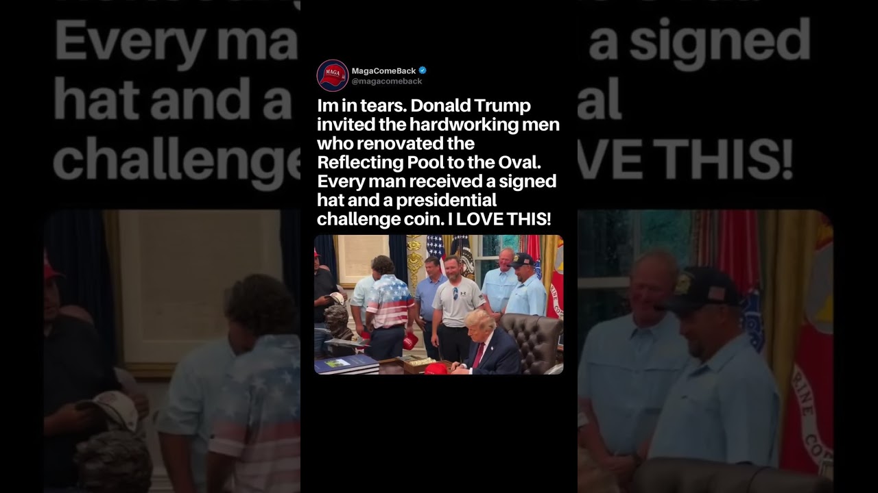 Trump's Gesture to Workers Goes Viral 🇺🇸
