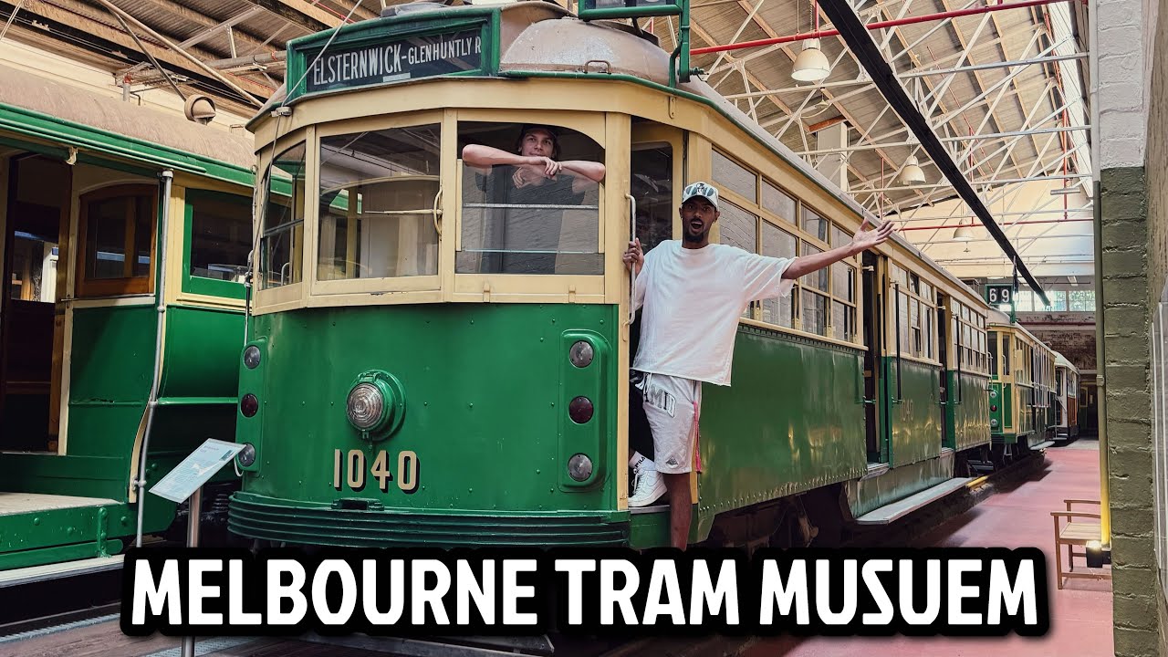 Visiting the Melbourne Tram Museum! 