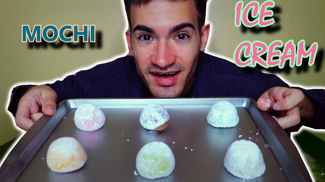 Eating Mochi Ice Cream For The First Time Ever! (ASMR)