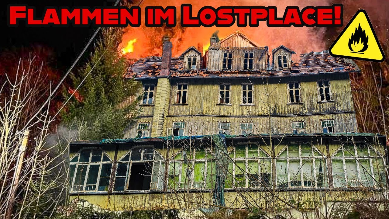 Flammen im Lostplace 🔥🚒 Was ist über vom schönen Hotel Waldkater ? 😱😢