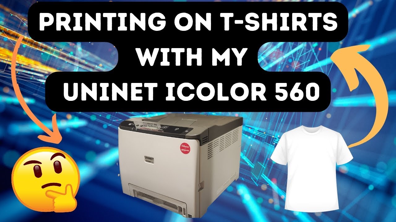 Printing on T-shirts with my Uninet iColor 560