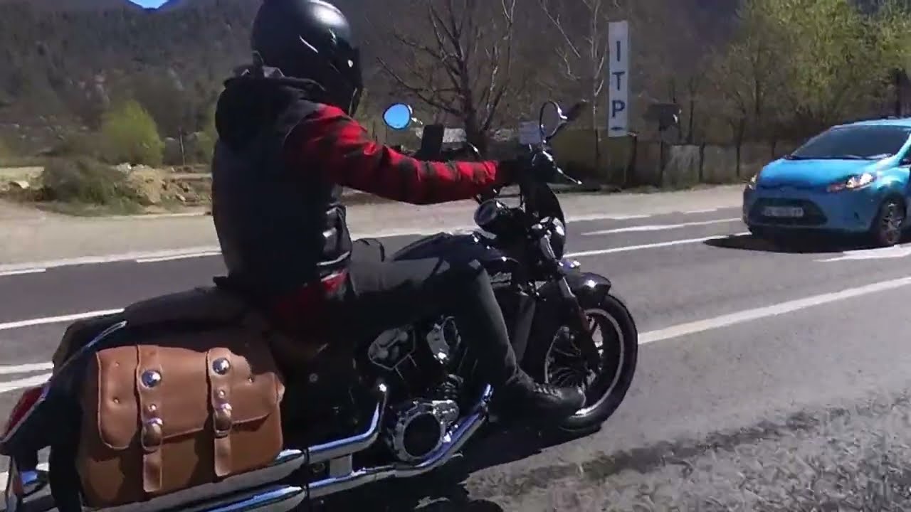 Indian Scout ride on Valea Oltului / România by #2 RRiders