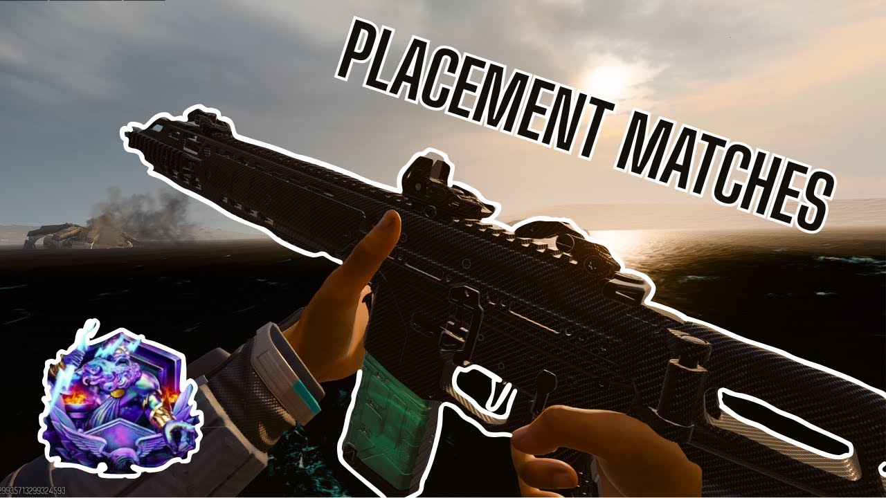 I played my BO7 RANKED PLAY placement matches