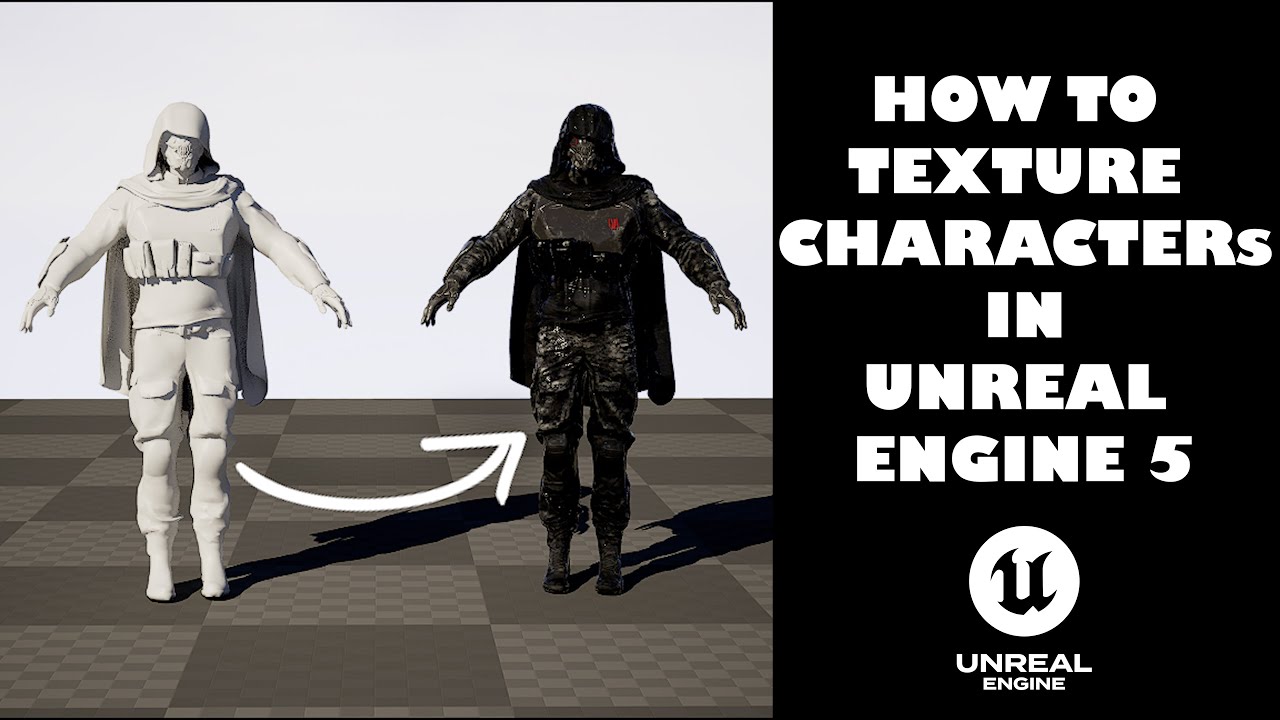 How To Texture 3D Characters in Unreal Engine 5 Using Master Material Instances.