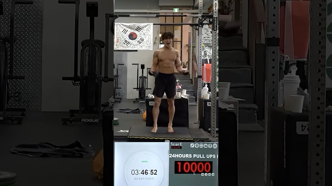 Most PULL-UPS in 24 hours &ndash; 11,707 by Oh Yohan 🇰🇷