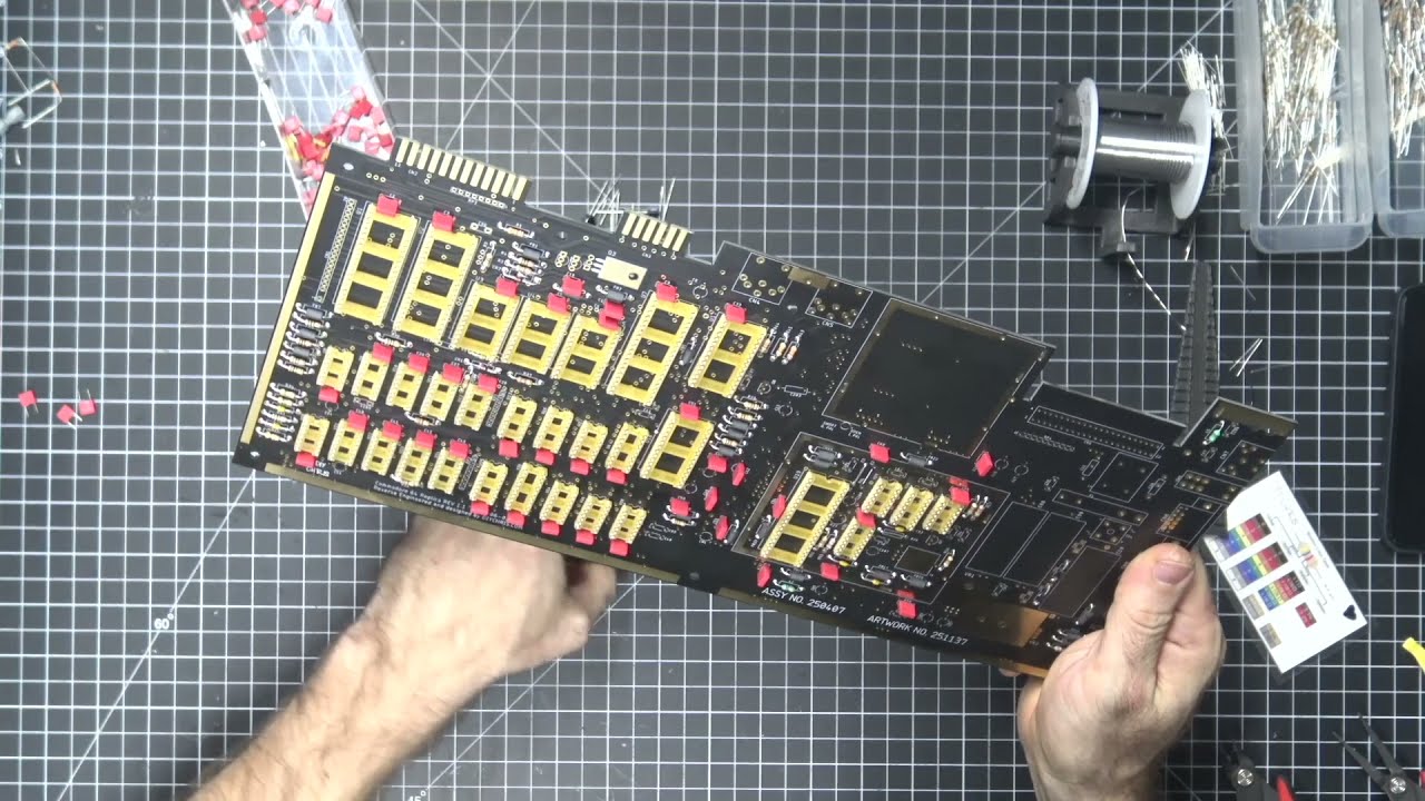 Building a C64 Commodore 64 from Scratch - Part 4 - Remaining Capacitors