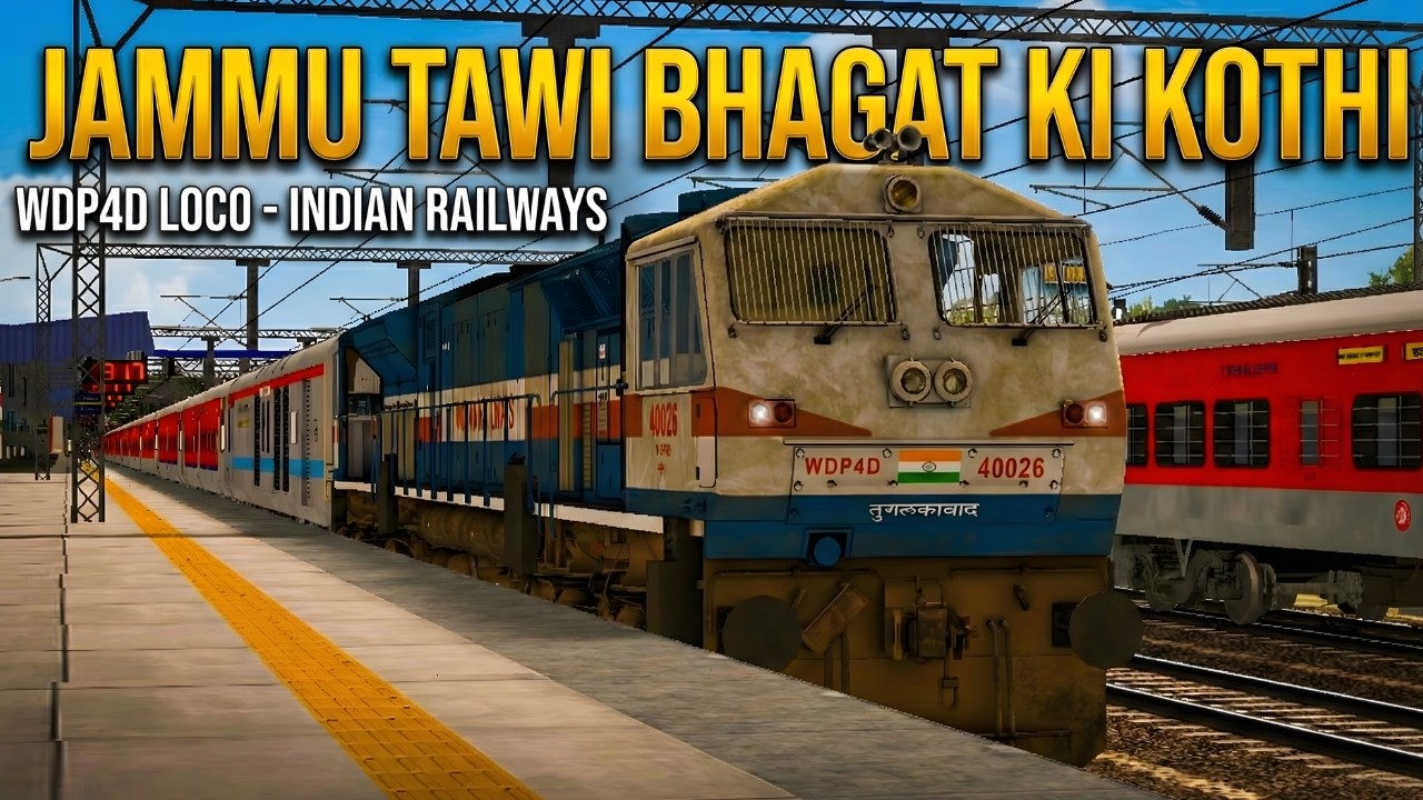 RARE TRI REVERSAL ACTION! 🔁 Pathankot Jn Shunting | 14804 Express | MSTS Gameplay Live