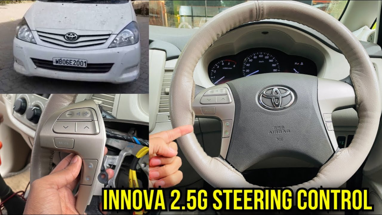 12 साल पुरानी Innova में Steering Control | Toyota Innova 2.5G Steering Control installation