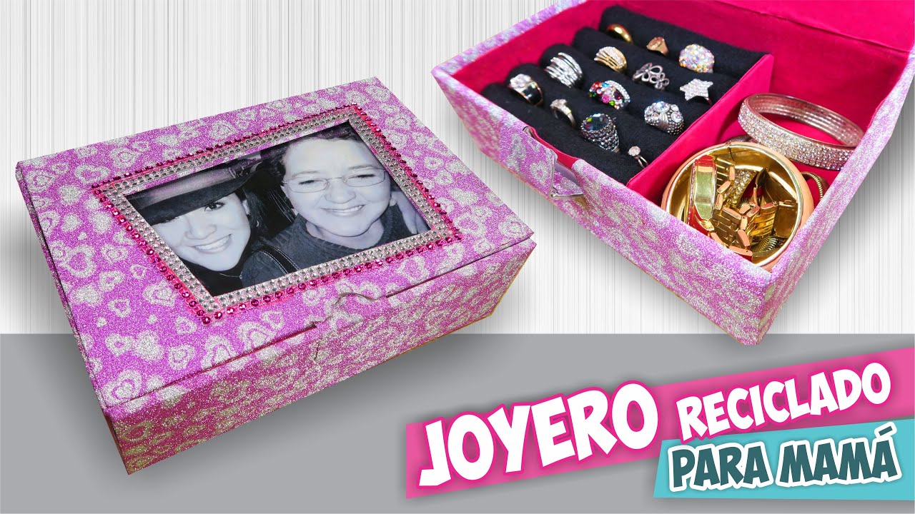 JOYERO - Portaretrato para MAMÁ RECICLADO ★Así o más fácil★ DIY