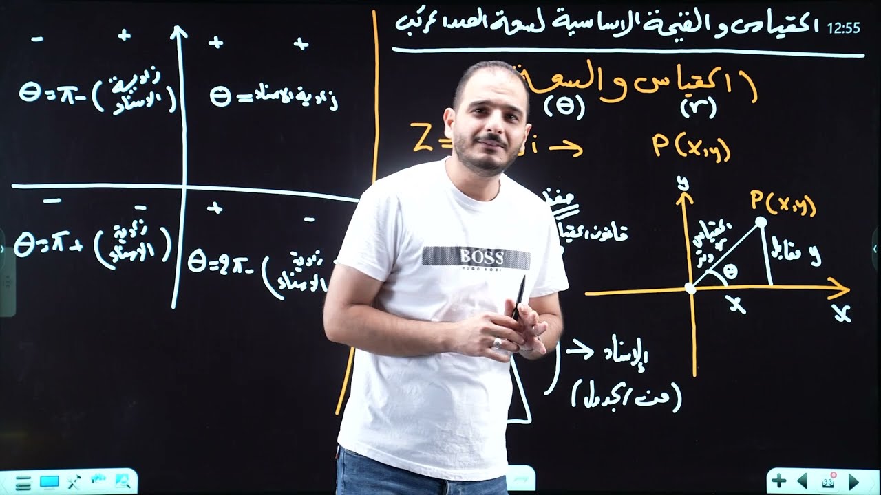 السادس العلمي/الفصل الاول/ محاضرة 32/ المقياس والسعة والصيغة القطبية