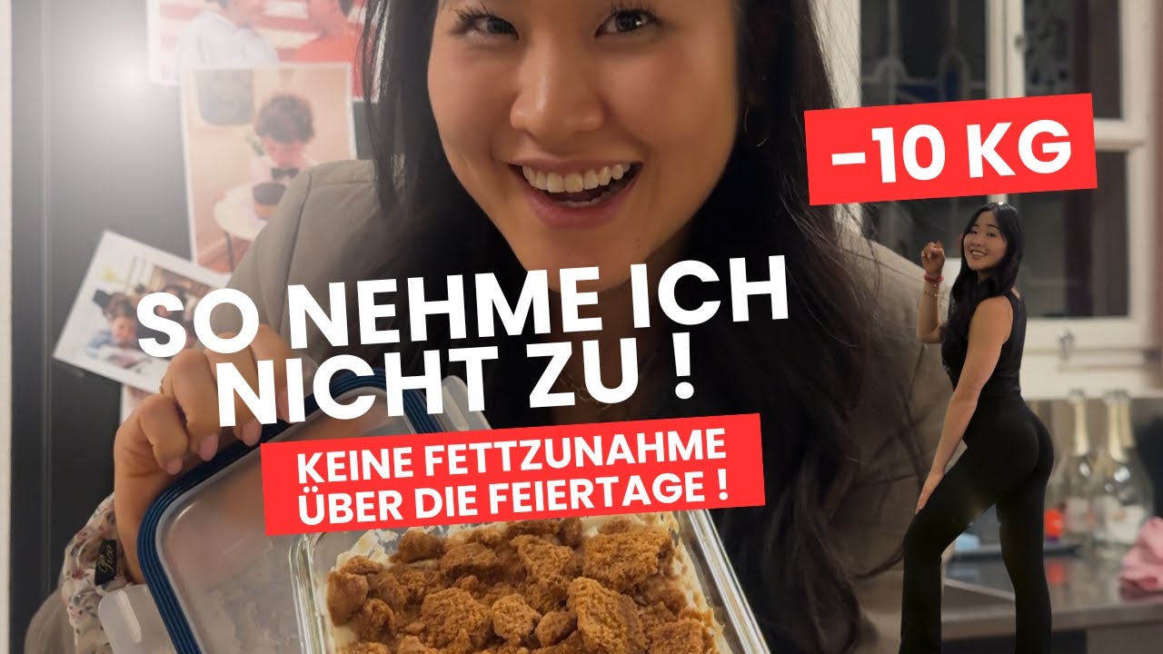 Keine Gewichtszunahme während den Feiertagen, so gehts wirklich