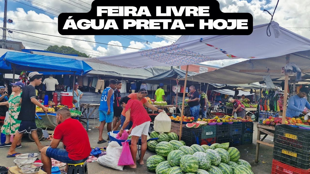 UMA DAS MELHORES FEIRA LIVRE DO BRASIL, EM ÁGUA PRETA-PE. 14/03/2026.