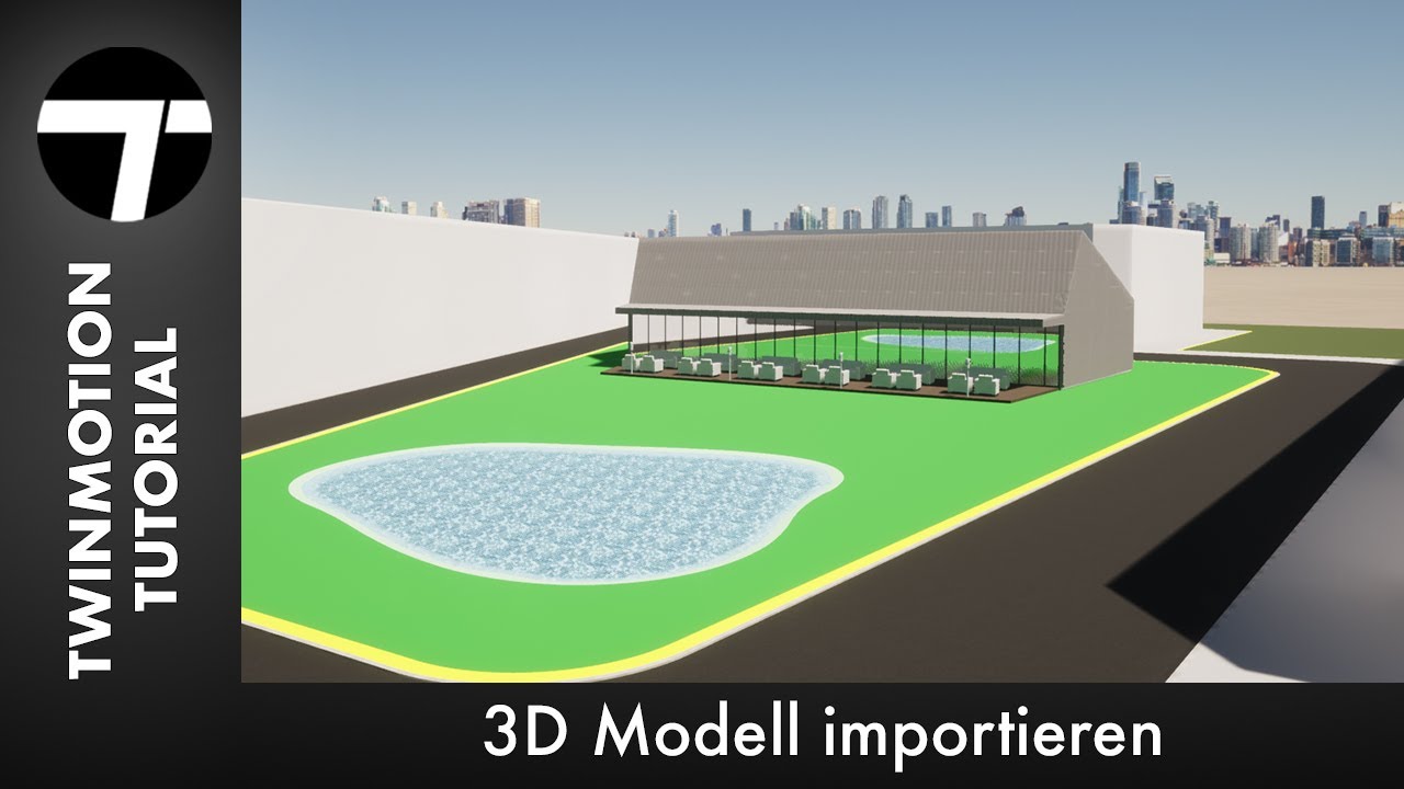 3D Modell importieren - 3D Rendering TWINMOTION 2020 [Tutorial Deutsch]