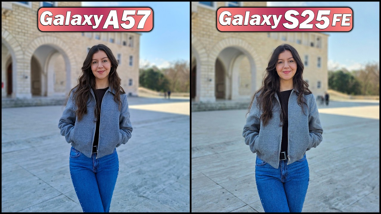 Сравнение камер Samsung Galaxy A57 и Samsung Galaxy S25 FE